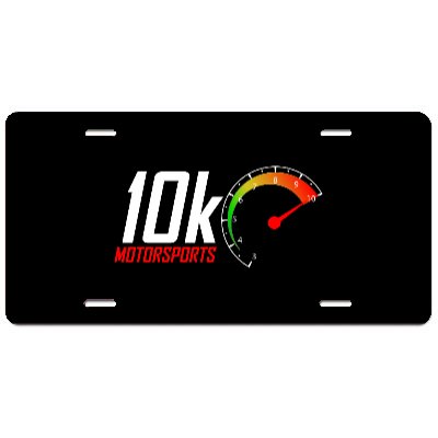 10k Motorsport license plate
